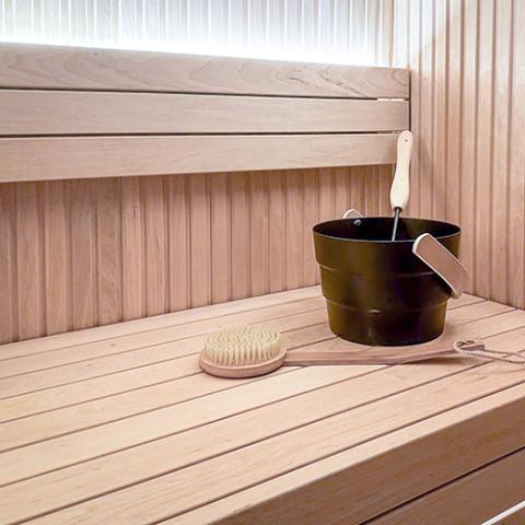 Prosaunas Alder 1x4 Sauna Wood, T&G STS4 Profile, Nickel-Gap, Wall Material