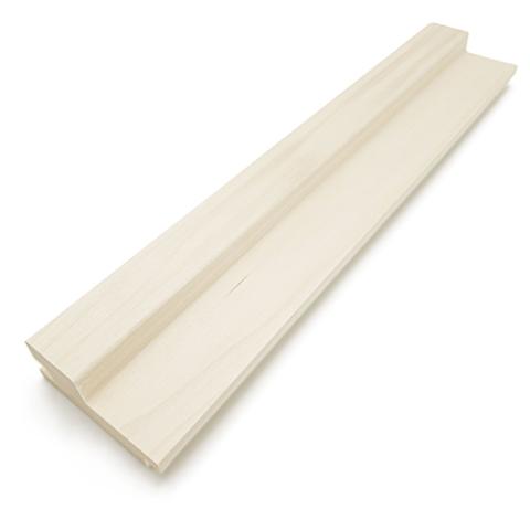 Prosaunas Aspen Grace™ 2x3 Sauna Wood, Tongue & Groove, Large-Gap, Wall Material