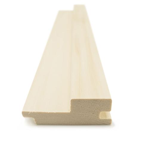 Prosaunas Aspen Grace™ 2x3 Sauna Wood, Tongue & Groove, Large-Gap, Wall Material