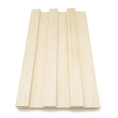 Prosaunas Aspen Grace™ 2x3 Sauna Wood, Tongue & Groove, Large-Gap, Wall Material