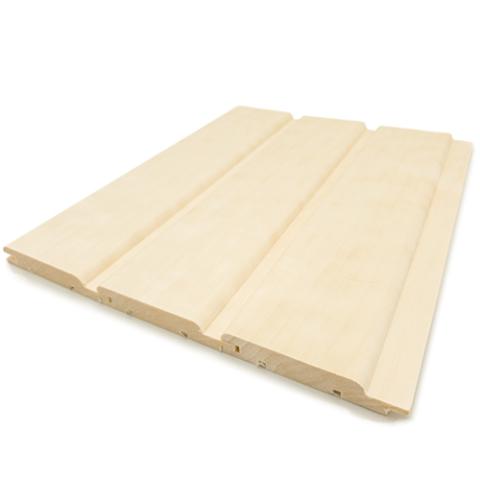 Prosaunas Aspen Sauna Wood, T&G STP Profile, Medium-Gap, Wall Material