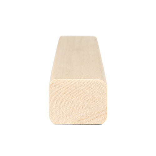 Aspen 2x2 sauna trim with eased edges