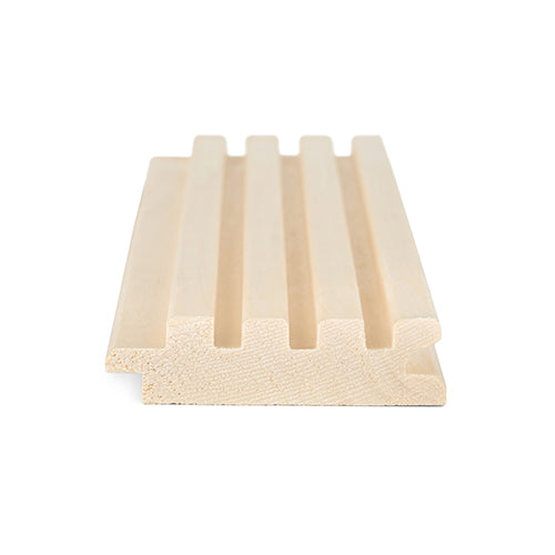 Aspen Groove-S 1x3 tongue and groove fluted board