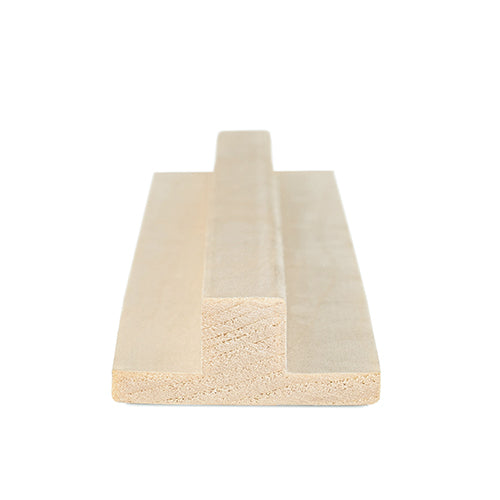 Aspen 1x2 T-Moulding trim piece for sauna use