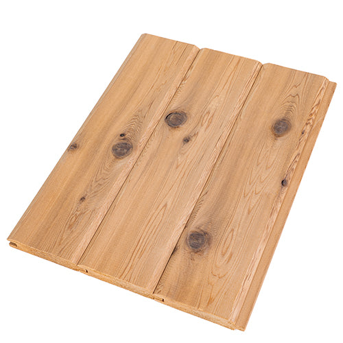 Cedar 1x4 STK T&G V2E sauna wall board angle