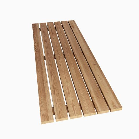 SaunaLife E8 thermo-spruce sauna barrel floor kit sturdy durable weather-resistant surface