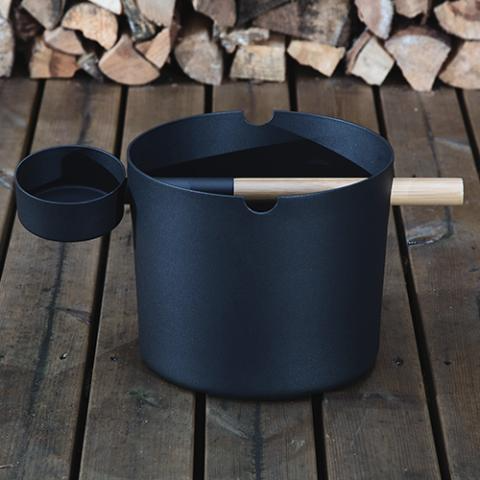 Bucket and Ladle Package 2 Timer, Thermometer w/Premium Bucket & Ladle - Sauna Accessory Package