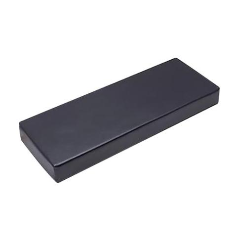 Black Finnmark FD-2 sauna cushion made of non-toxic marine grade vinyl with 2.5-inch foam insert