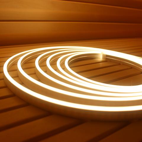 HUUM 16FT white light flexible LED strip for sauna with IP67 waterproof rating