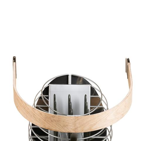 Safety railing for DROP heater