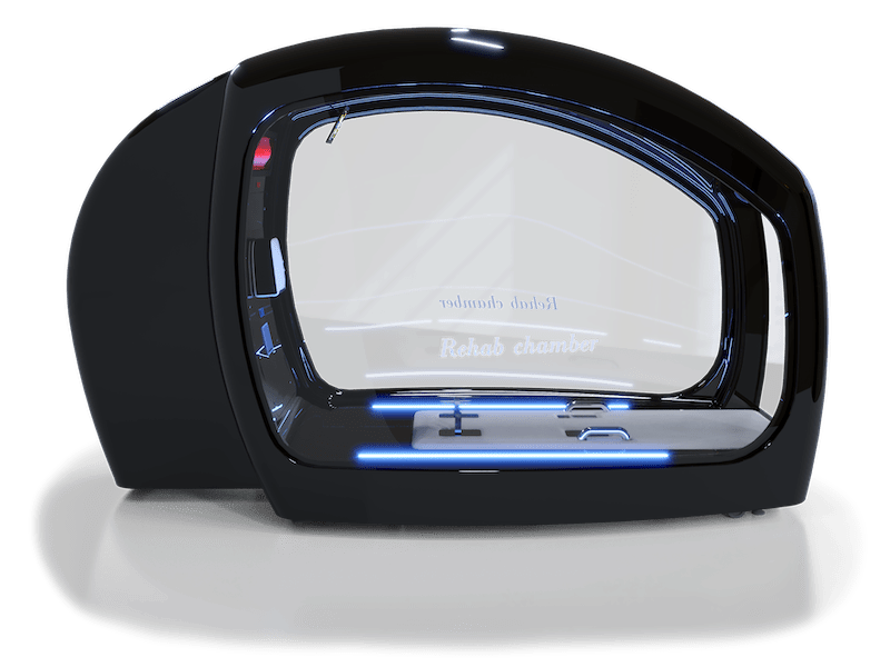 Vacuactivus HotCRYO Chamber for weight loss and sports rehabilitation with hot and cold therapy and low impact exercises