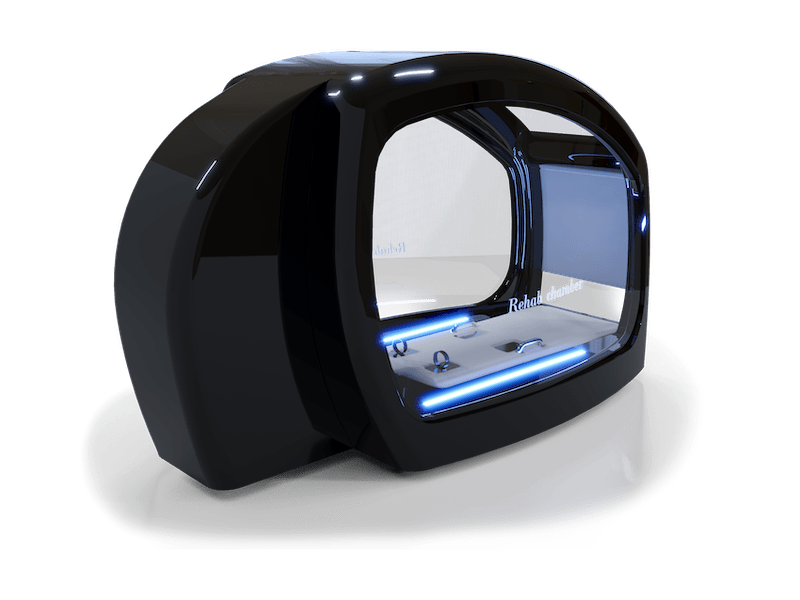 Vacuactivus HotCRYO Chamber for weight loss and sports rehabilitation with hot and cold therapy and low impact exercises
