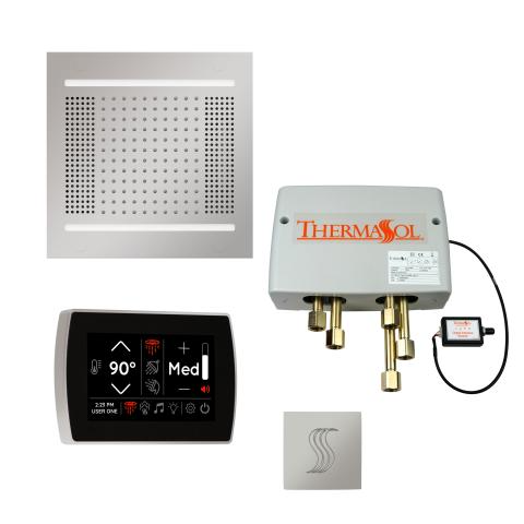 Thermasol Total Wellness smart shower system with SignaTouch control and HydroVive14 steam, light, and sound module