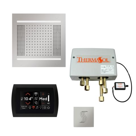 Thermasol Smart Shower Total Wellness Package with SignaTouch touchscreen control and HydroVive14 system in modern bathroom setting