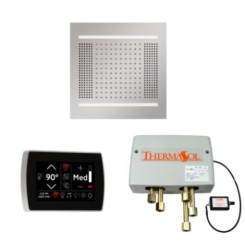 ThermaSol Wellness Hydrovive14 Shower Package with SignaTouch Round digital control and LED light system