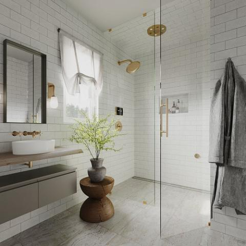 Thermasol Signatouch Recessed Square Controller