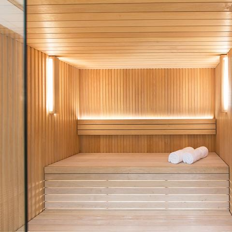 Auroom Libera Wood DIY, Indoor Sauna Kit, Up to 6-Persons