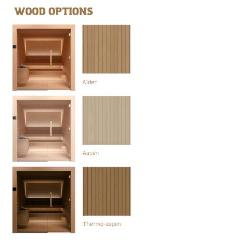 Auroom Nativa DIY, Indoor Sauna Kit, Up to 6-persons