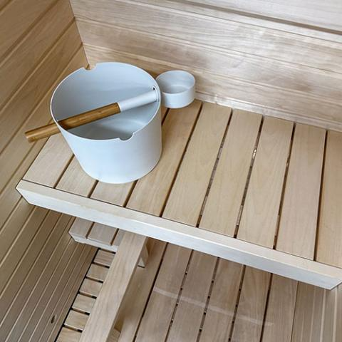 Prosaunas Aspen 2x3 S4SEE SHP Sauna Wood, Bench Material