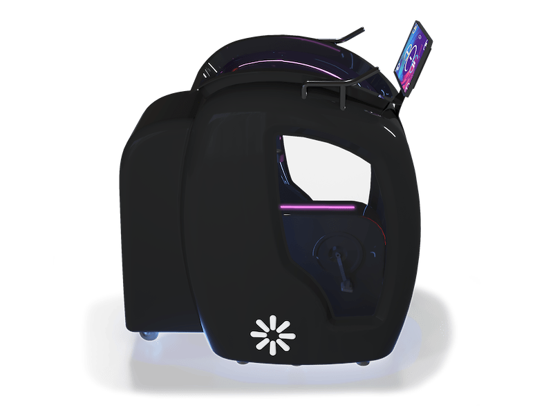 Vacuactivus InfraStar Sole infrared vacuum exercise bike with vacuum capsule and touch screen display