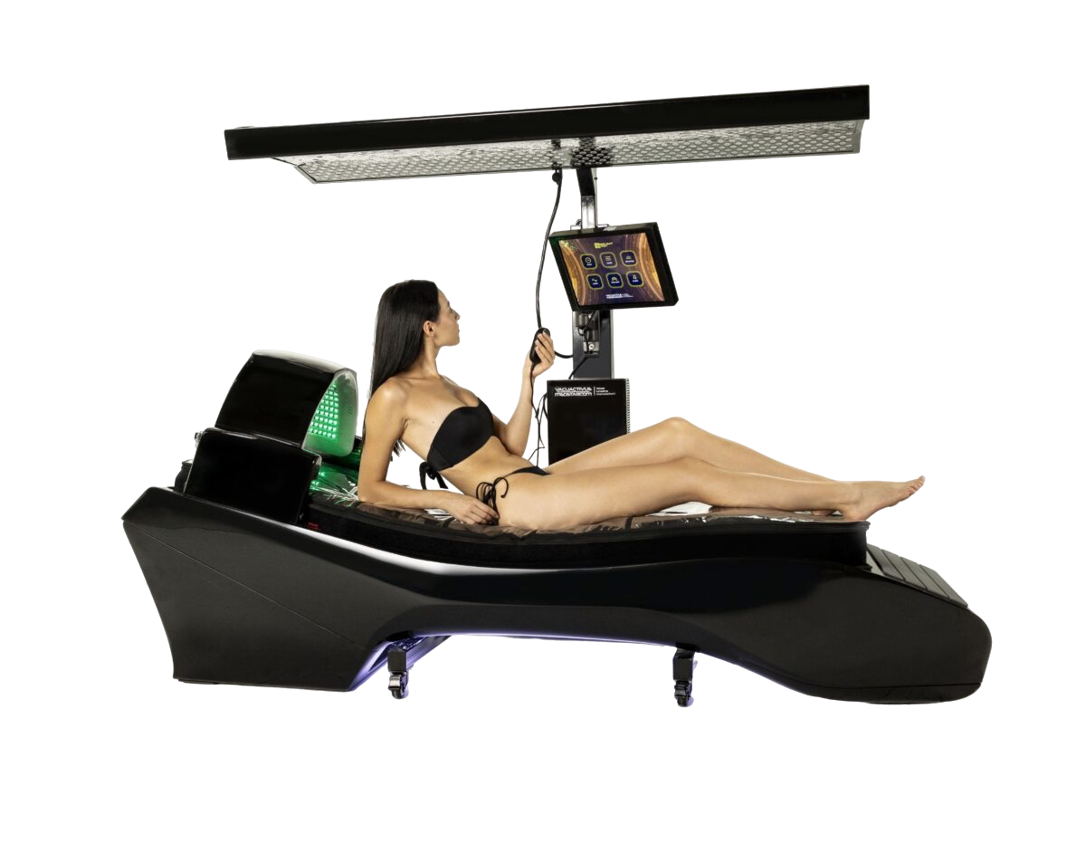 Vacuactivus InfraCouch red light therapy bed for home and wellness use