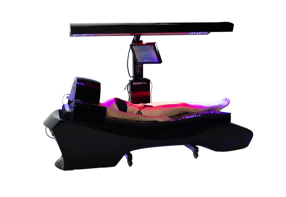 Vacuactivus InfraCouch red light therapy bed for home and wellness use