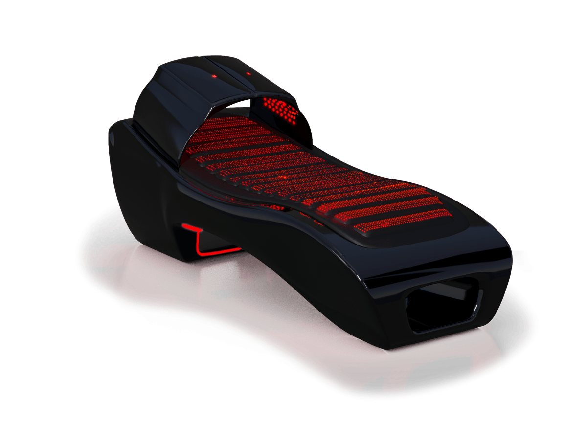 Vacuactivus InfraCouch red light therapy bed for home and wellness use
