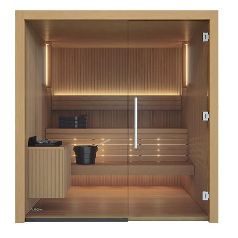 Auroom Libera Glass DIY, Indoor Sauna Kit, Up to 6-Persons