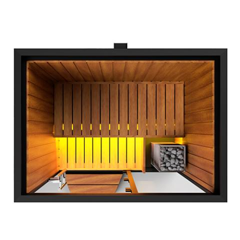 Haljas Hele Nano Up to 2 Person, Outdoor Sauna House, for Electric Heaters