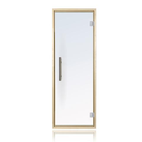 Prosaunas Clear Glass Sauna Door 24x73, Aspen Frame