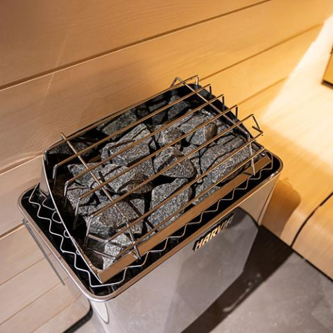 Harvia KIP30B KIP Series, 3kW Sauna Heater, Built-In Controls