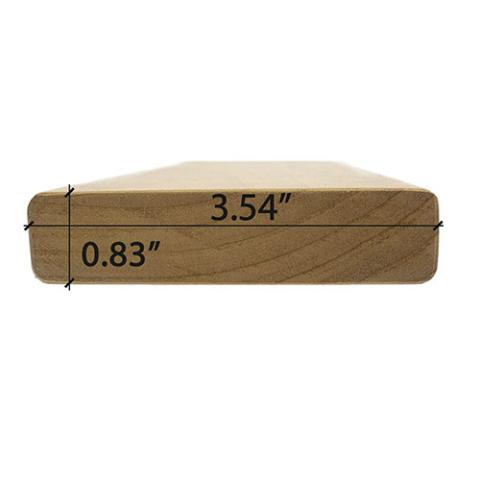 Prosaunas Thermo-Aspen 1x4 S4SEE SHP, Bench Material