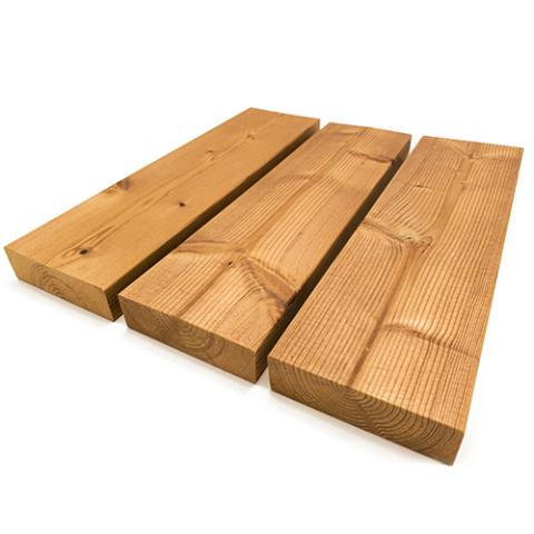 Prosaunas Thermo-Spruce 2x4 S4SEE SHP, Bench Material