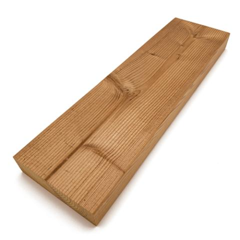 Prosaunas Thermo-Spruce 2x4 S4SEE SHP, Bench Material