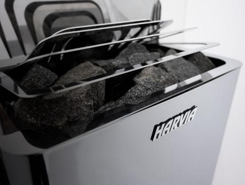 Harvia The Wall SW60 The Wall Series, 6kW, Sauna Heater, Black Steel