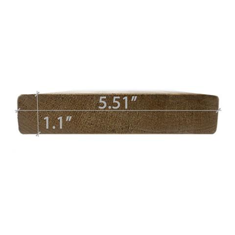 Prosaunas Thermo-Aspen 2x6 S4SEE SHP, Bench Material
