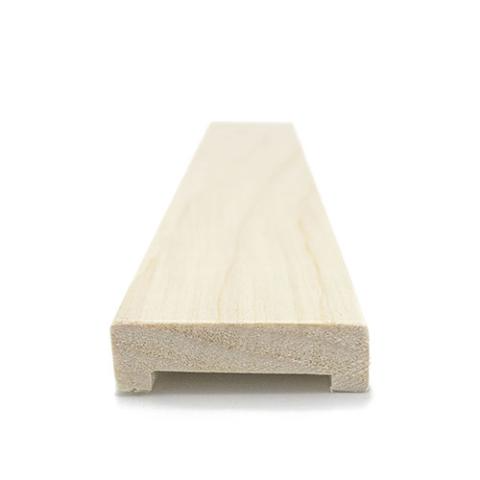 Prosaunas Aspen 1x2 Door Trim UK Sauna Wood, UK Profile