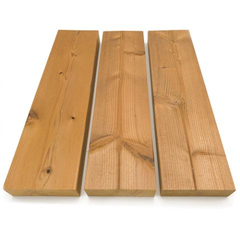 Prosaunas Thermo-Spruce 2x4 S4SEE SHP, Bench Material