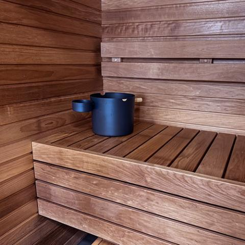 Prosaunas Thermo-Aspen 2x3 S4SEE SHP, Bench Material