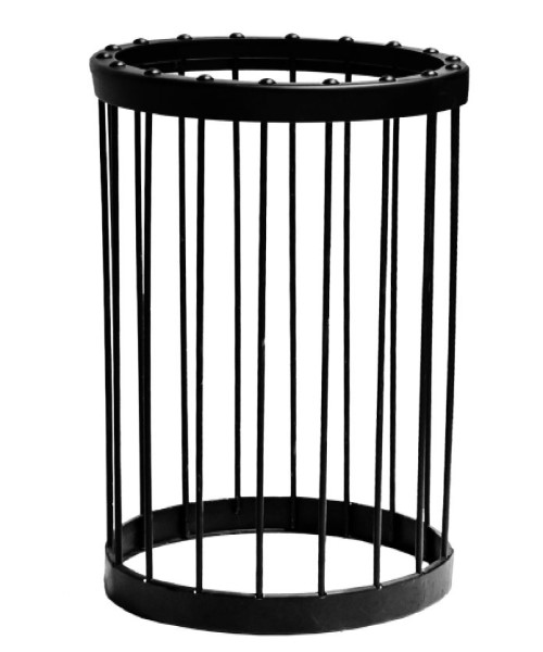 Harvia WL300 Smoke Pipe Cover, Legend Series, Black Steel