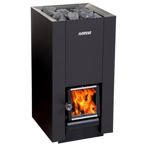 Harvia 28 Linear Series, 22kW, Wood Sauna Stove