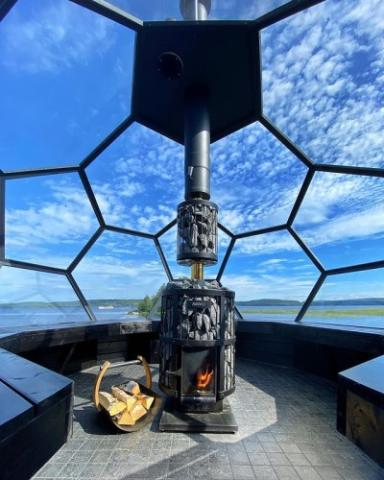 Harvia Legend 240 GF GreenFlame Series 15.9kW Wood Sauna Stove