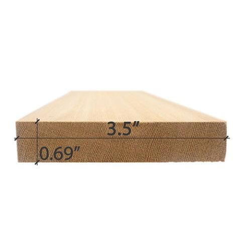 Prosaunas Cedar 1x4 VG S1S2E Sauna Wood, Bench Material