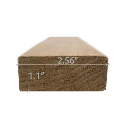 Prosaunas Thermo-Aspen 2x3 S4SEE SHP, Bench Material