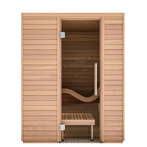 Auroom Baia Thermo-aspen, DIY, Indoor Sauna Kit, 2-Person