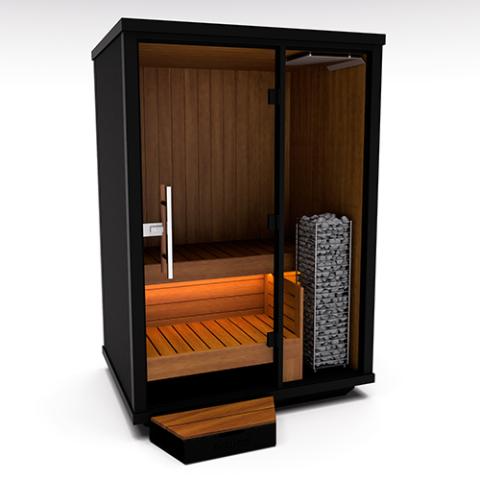 Haljas Hele Nano Up to 2 Person, Outdoor Sauna House, for Electric Heaters