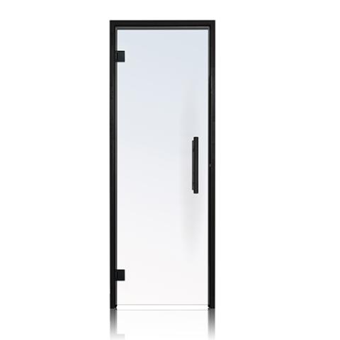 Prosaunas Clear Glass Sauna Door 24x81, Black Alder
