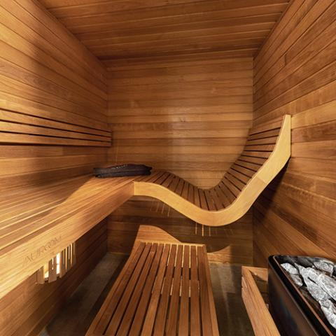 Auroom Baia Thermo-aspen, DIY, Indoor Sauna Kit, 2-Person