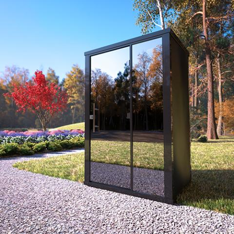 Haljas Hele Nano Up to 2 Person, Outdoor Sauna House, for Electric Heaters