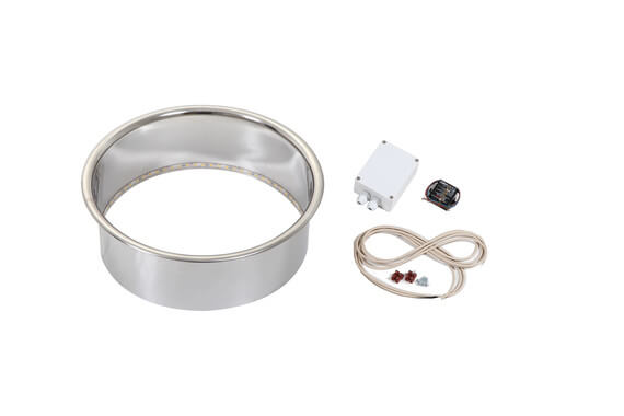 Harvia HPCU2L Sauna Embedding Flange w/ LED-Lighting for Cilindro Half 6/8kW